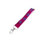 Petersham Wrist Phone Strap S/Sided Print with Snap Hook 25 x 340mm