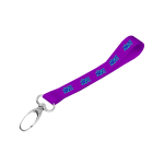 Satin Wrist Phone Strap D/Sided Print with Lobster Clip 20 x 340mm