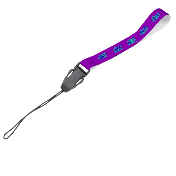 Satin Wrist Phone Strap S/Sided Print with Cellphone Clip 20 x 340mm