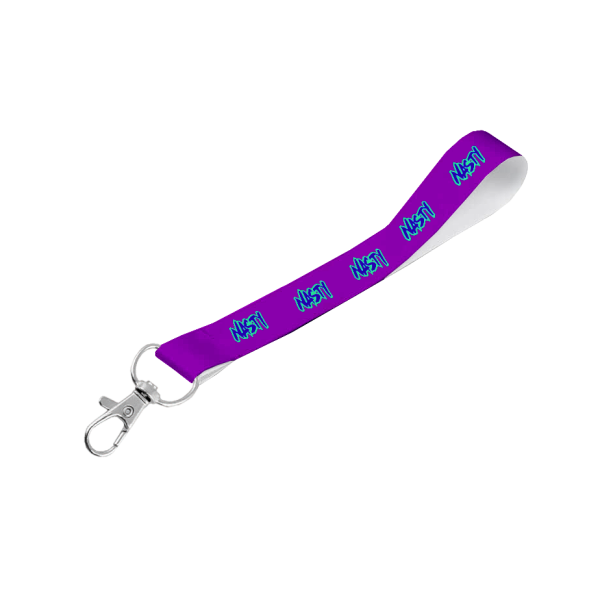 Satin Wrist Phone Strap S/Sided Print with Snap Hook 20 x 340mm