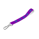 Satin Wrist Phone Strap S/Sided Print with Swivel Hook 25 x 340mm