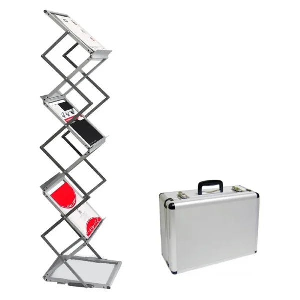Zig Zag Clear Brochure Stand