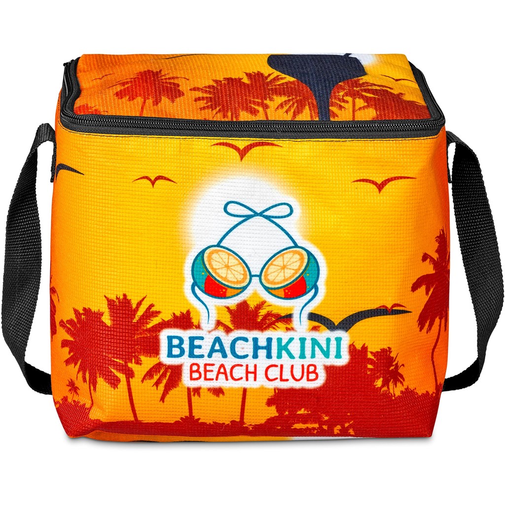 Pre-Production Sample Hoppla Quebec Recycled PET Stitch-Bond 12 Can Cooler - Image 5