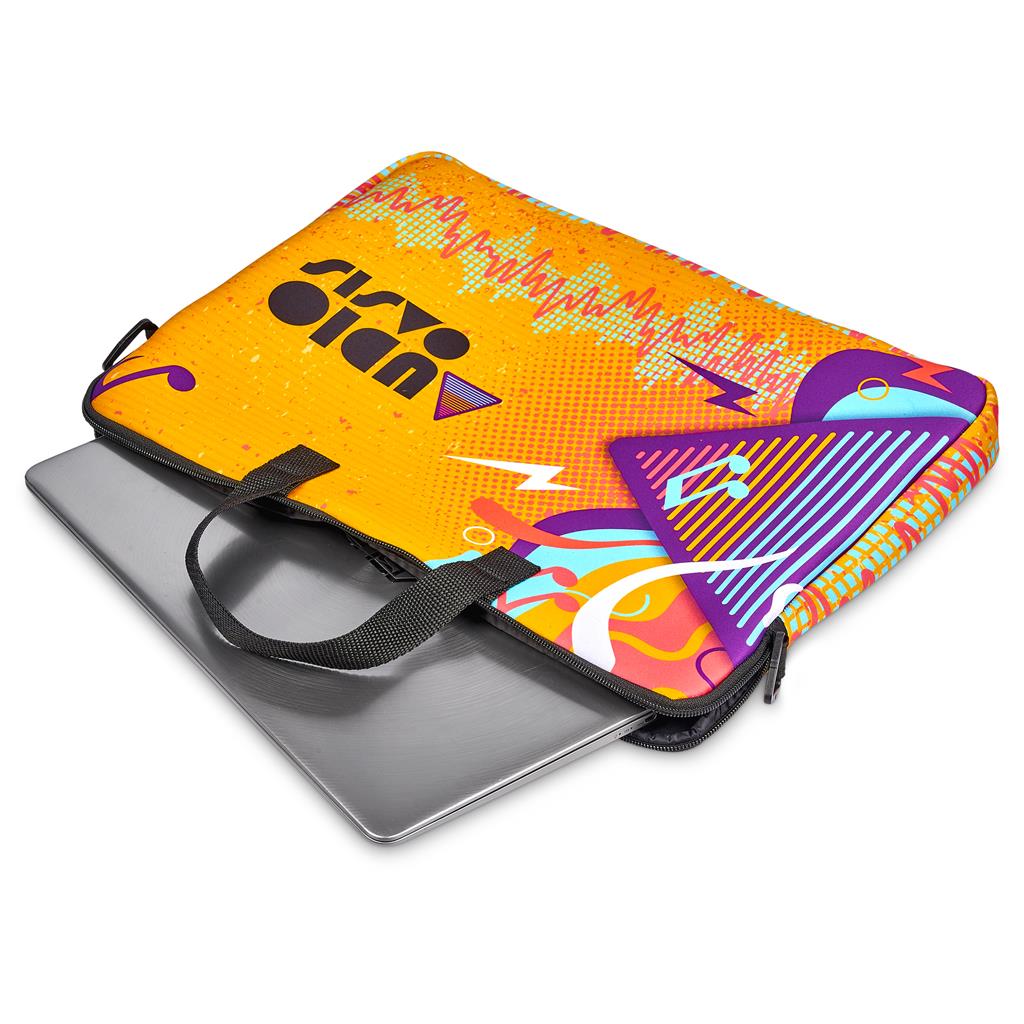 Pre-Production Sample Hoppla Nimbus Neoprene Laptop Sleeve with Handles & Shoulder Strap – 15 -16 in - Image 5