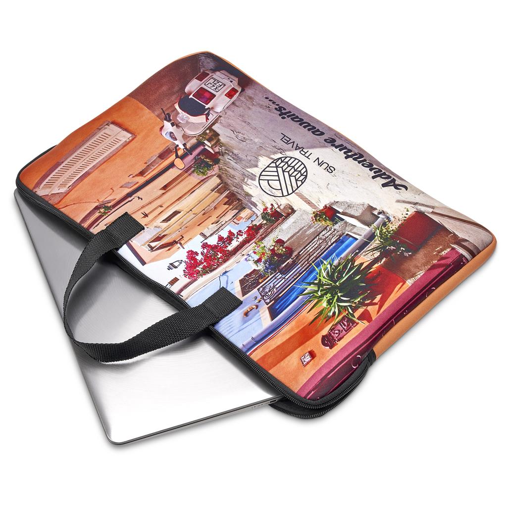 Pre-Production Sample Hoppla Cloud Neoprene Laptop Sleeve with Handles – 15 -16 inch - Image 6
