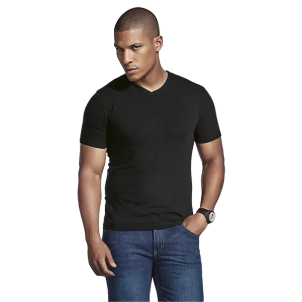 170g Slim Fit V-Neck T-Shirt Mens