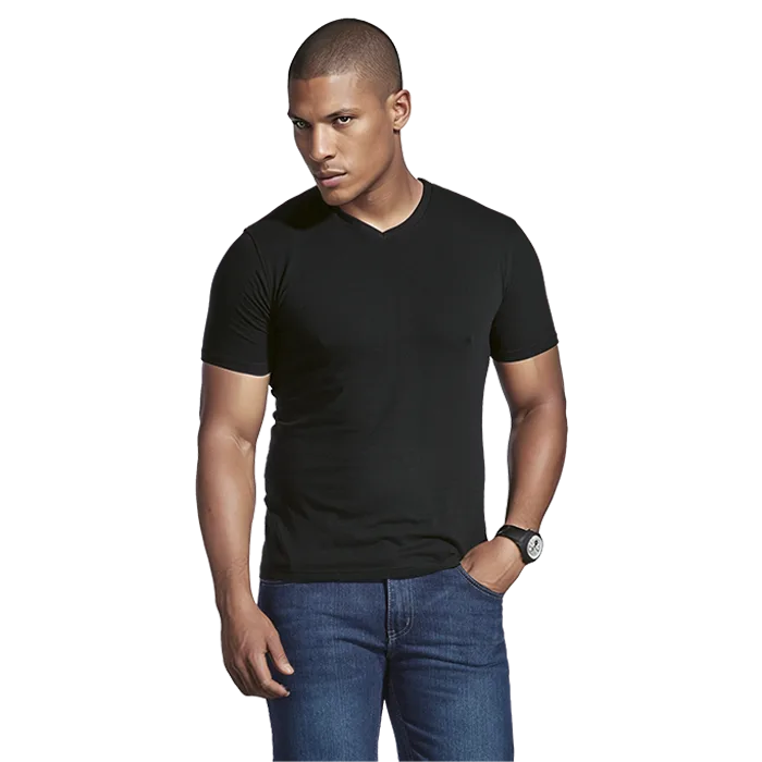170g Slim Fit V-Neck T-Shirt Mens