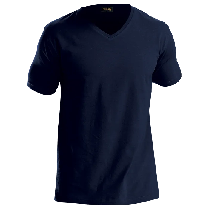 170g Slim Fit V-Neck T-Shirt Mens - Image 2