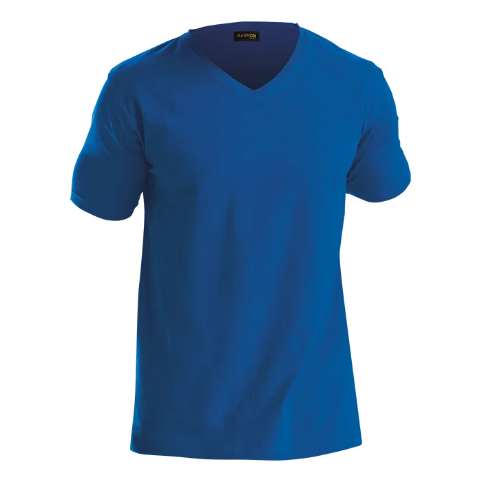 170g Slim Fit V-Neck T-Shirt Mens - Image 3