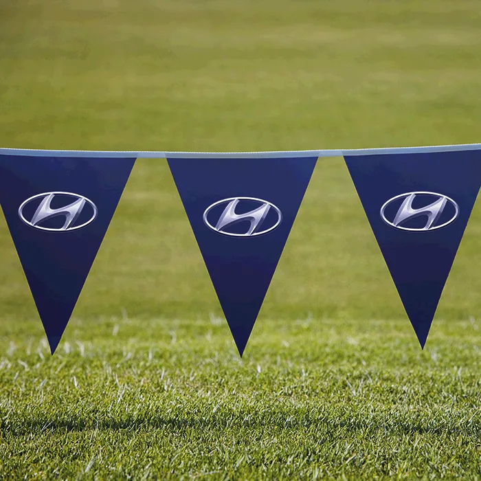 Pennants PVC Digital Single Sided Triangle