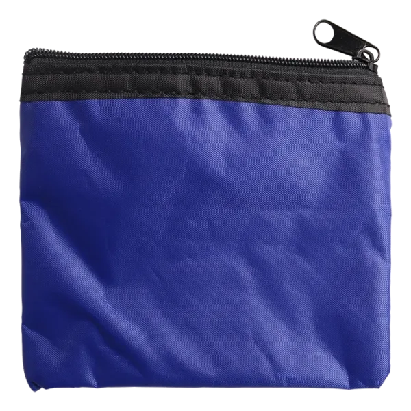 Zippered Pouch with Split Ring