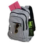 Stylish Front Zip Pocket Backpack