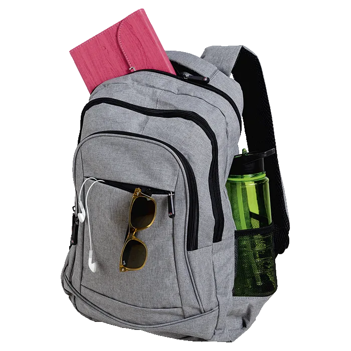 Stylish Front Zip Pocket Backpack