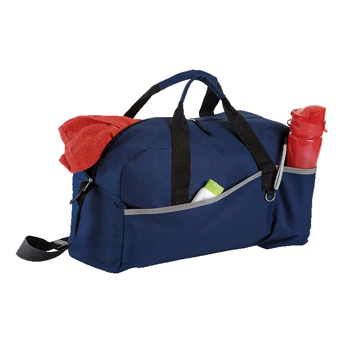 Sports Bag with Grey Trim