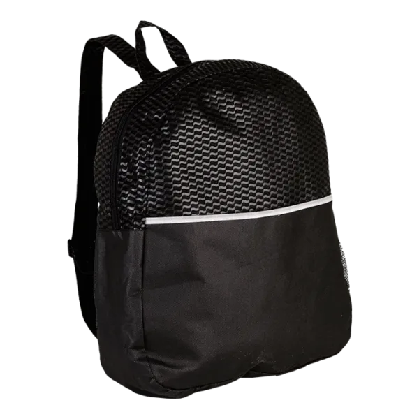 Wave Design Backpack Non-Woven