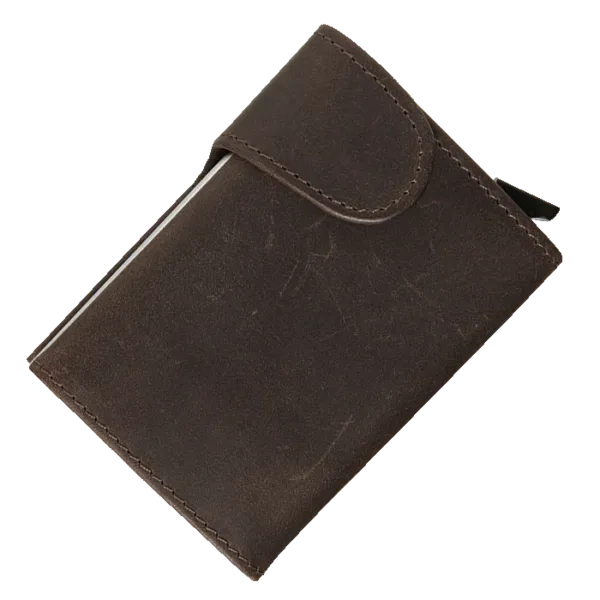 Leather RFID Pop Up Wallet