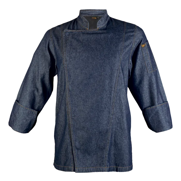 Premium Denim Chef Jacket - Image 2