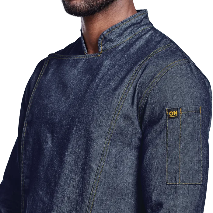 Premium Denim Chef Jacket - Image 5