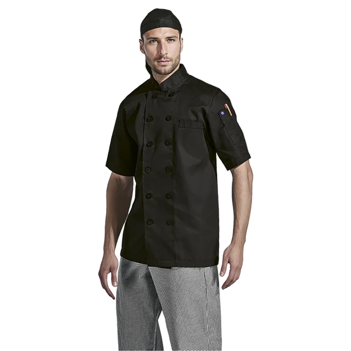 Savona Short Sleeve Chef Jacket Mens