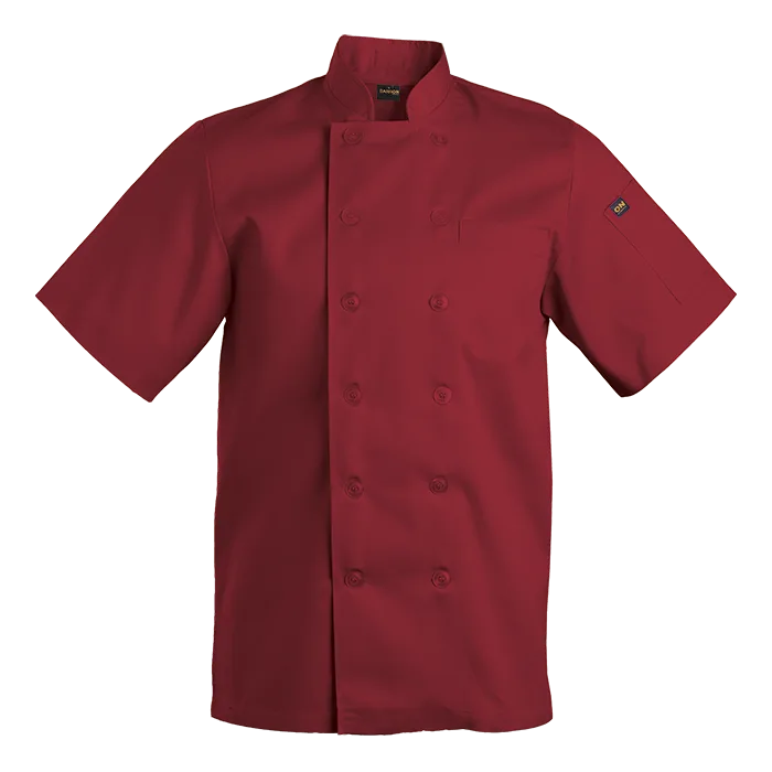Savona Short Sleeve Chef Jacket Mens - Image 2