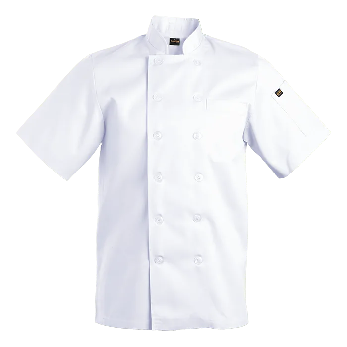 Savona Short Sleeve Chef Jacket Mens - Image 5