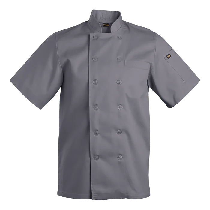 Savona Short Sleeve Chef Jacket Mens - Image 6