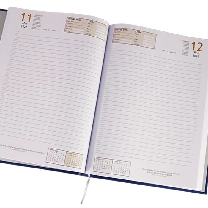 2026 Embossed Square A5 Diary - Image 5