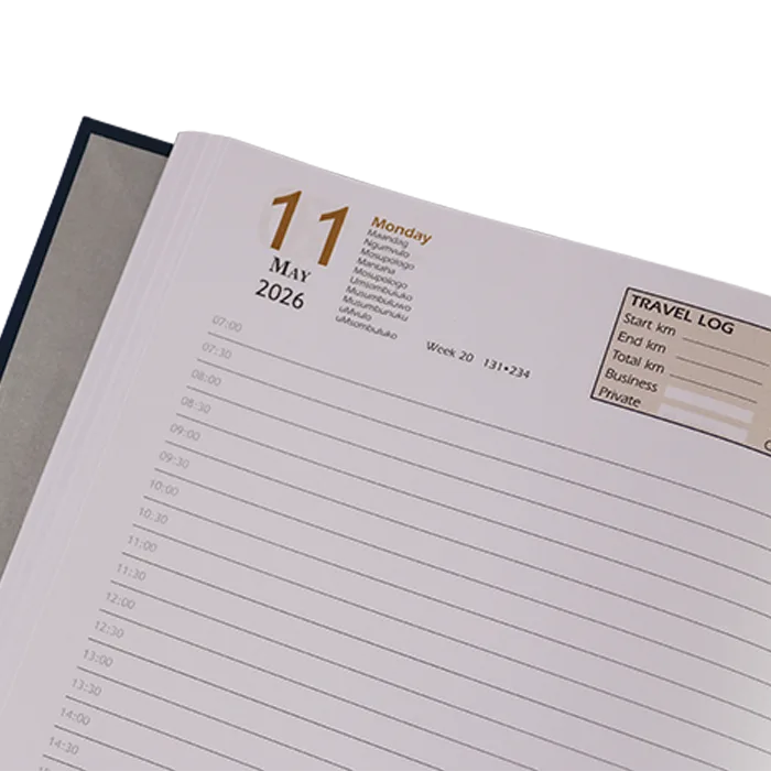 2026 Embossed Square A4 Diary - Image 5