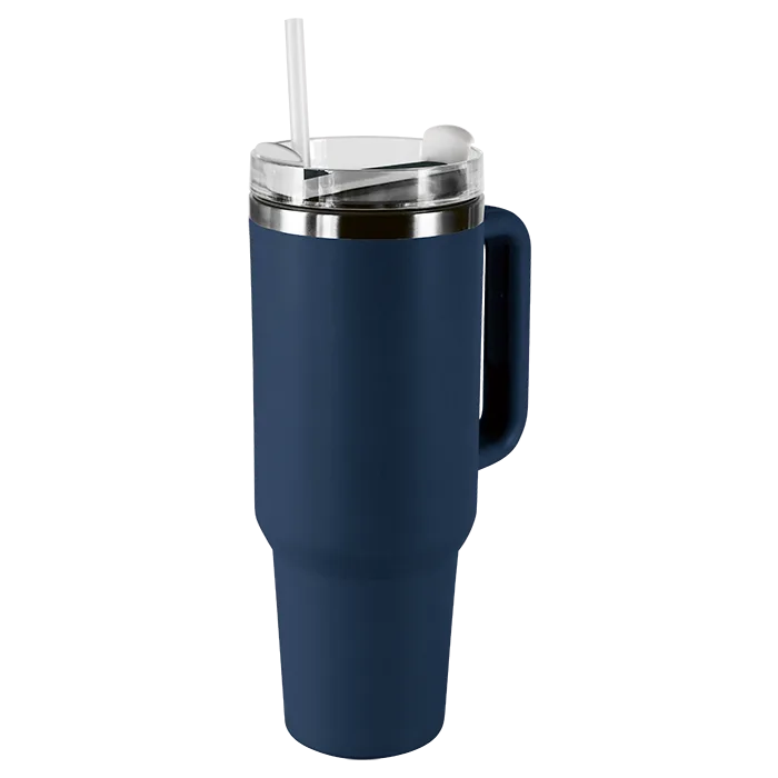1.2L Double Walled Travel Mug with Straw - Image 3