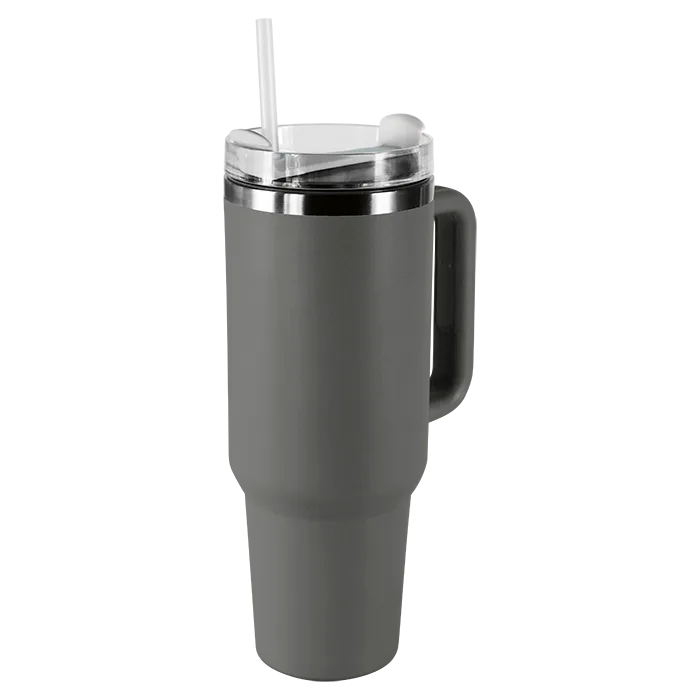 1.2L Double Walled Travel Mug with Straw - Image 5