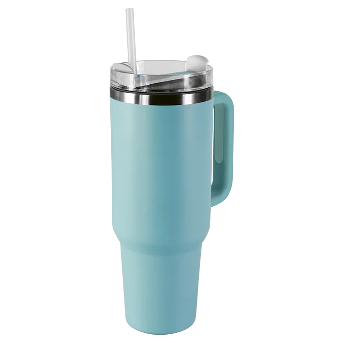 1.2L Double Walled Travel Mug with Straw - Image 7