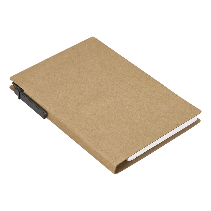 Recycled Notebook with Pen and Flags - Image 2