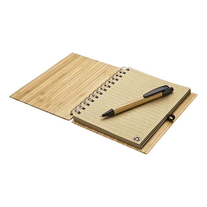 Bamboo Notebook and Pen