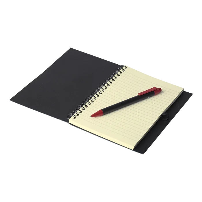 Coloured Stripe Notebook with Pen - Image 5