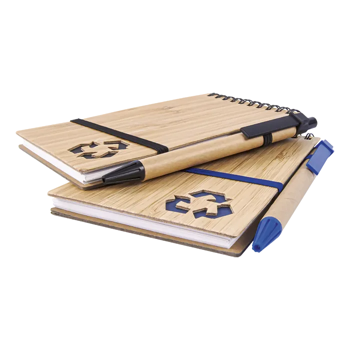 Bamboo Notebook With Pen