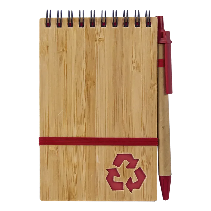 Bamboo Notebook With Pen - Image 3