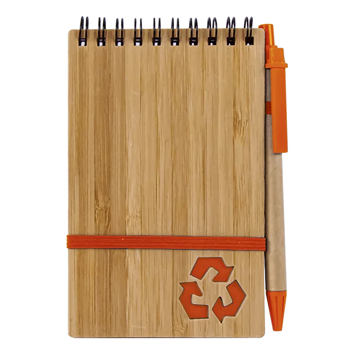Bamboo Notebook With Pen - Image 5