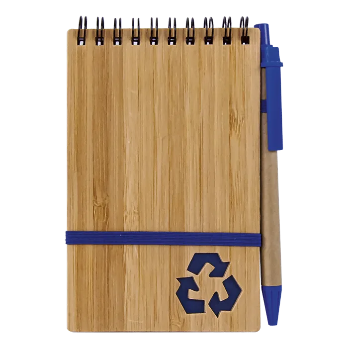 Bamboo Notebook With Pen - Image 6