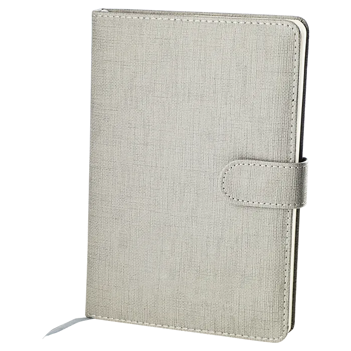 A5 Notebook With Magnetic Clip Cover