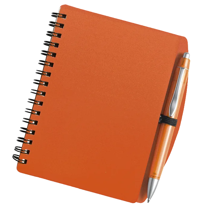 A6 Spiral Notebook and Pen