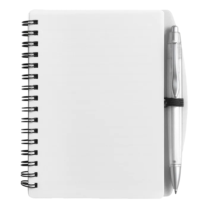 A6 Spiral Notebook and Pen - Image 2