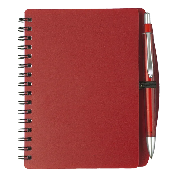 A6 Spiral Notebook and Pen - Image 5