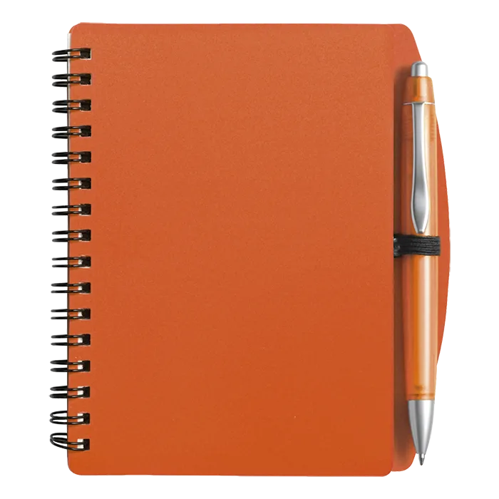 A6 Spiral Notebook and Pen - Image 6