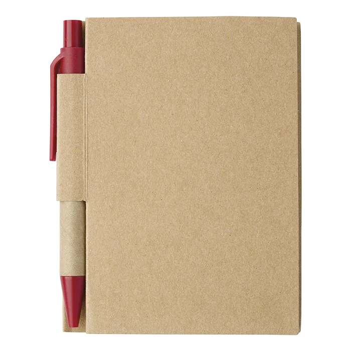 Mini Recycled Notebook and Pen - Image 2