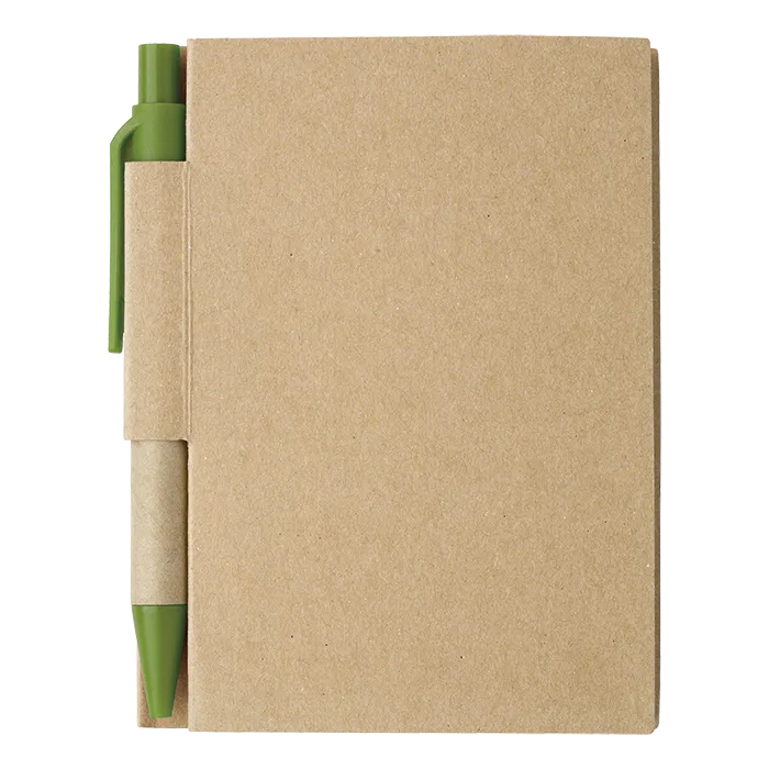 Mini Recycled Notebook and Pen - Image 6