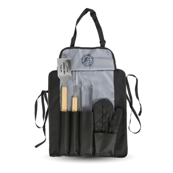 Apron With Bbq Set