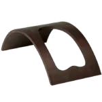 Curved Wooden Wine Bottle Holder