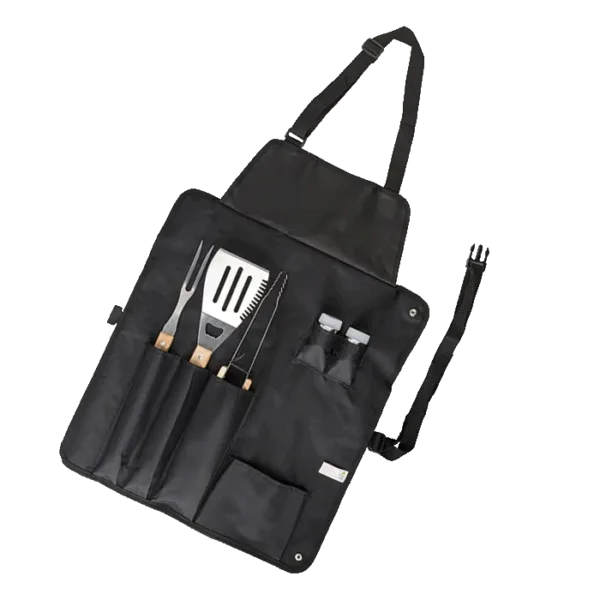6 Piece Barbeque Set in Apron