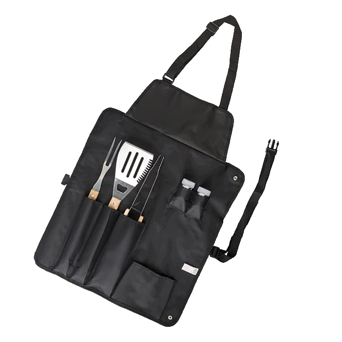 6 Piece Barbeque Set in Apron