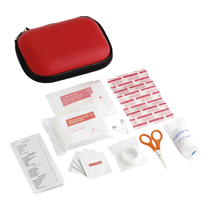 16 Piece First Aid Kit in EVA Case